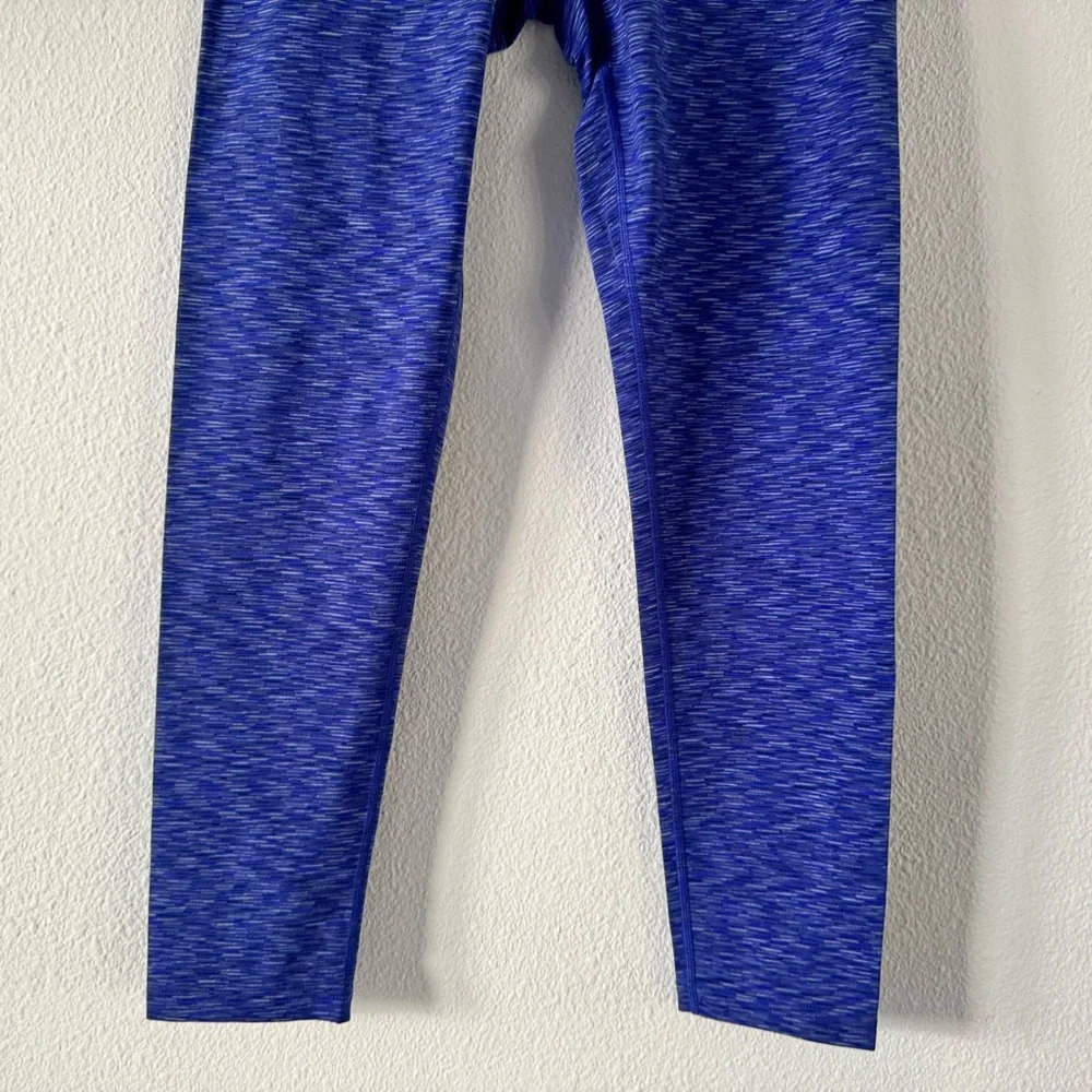 Tuff Athletics Blue Purple Space Dye Sporty High-Waisted Leggings Medium Casual - Picture 5 of 13